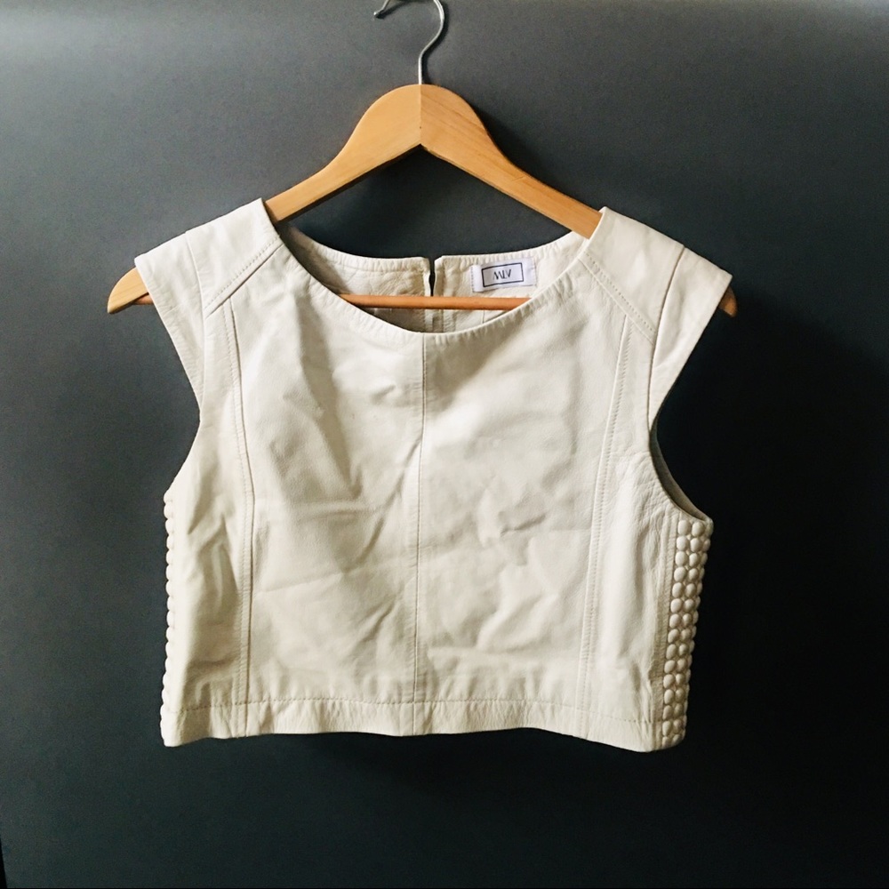 MLV leather top